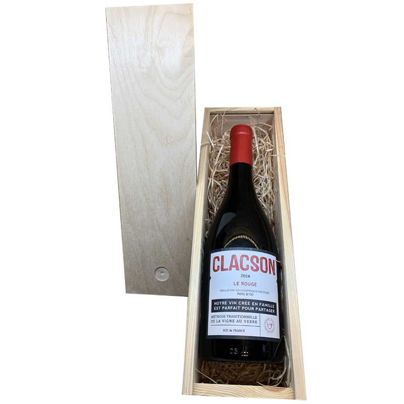 Wijnkist Clacson Rouge
