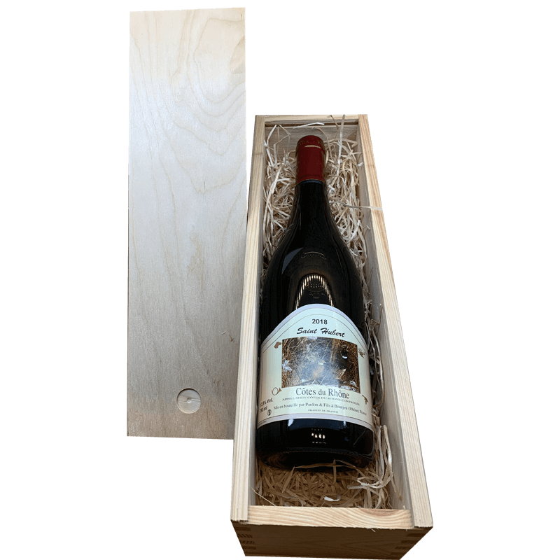 Wijnkist Saint Hubert Cotes du Rhone