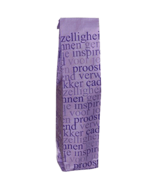 Сумка для бутылок Бумага фиолетовая