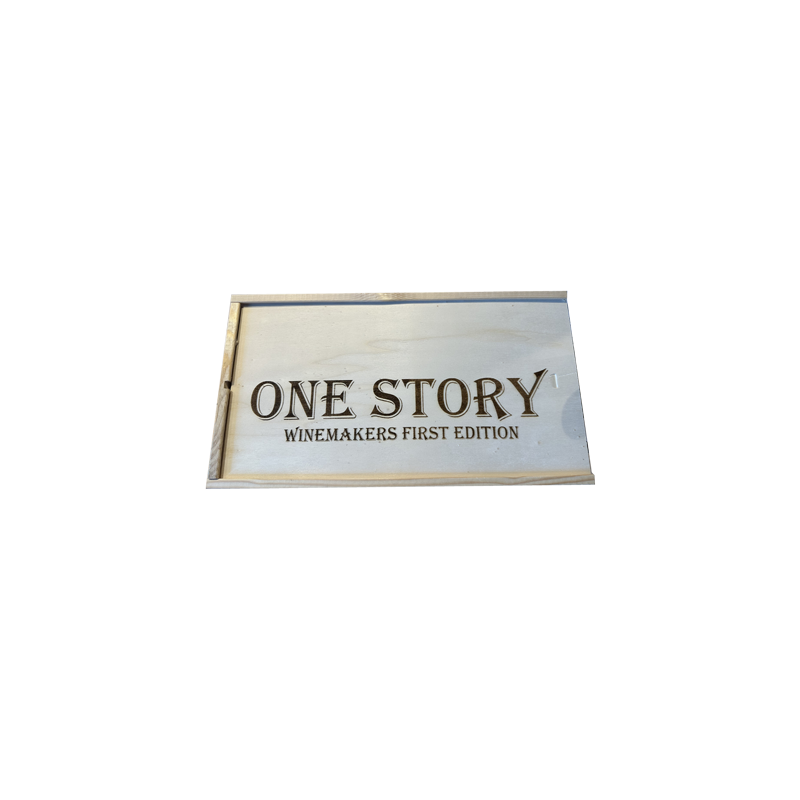 One Story Houten kist 2 vak