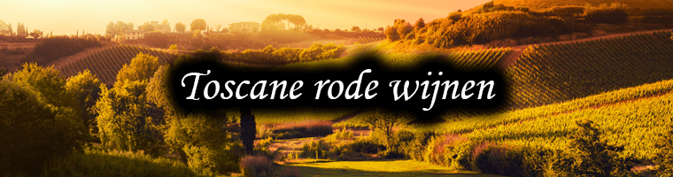 Red wines from Tuscany