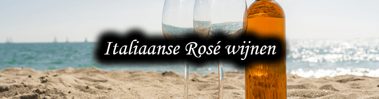Rose wijnen uit italie