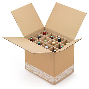 scatola di spedizione del vino 12