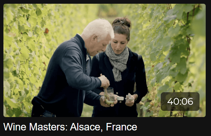 Wine region Alsace France