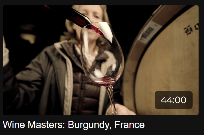 Wine region Burgundy France