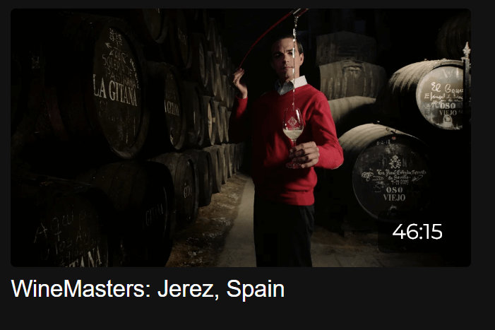 Wine region Jerez Spain