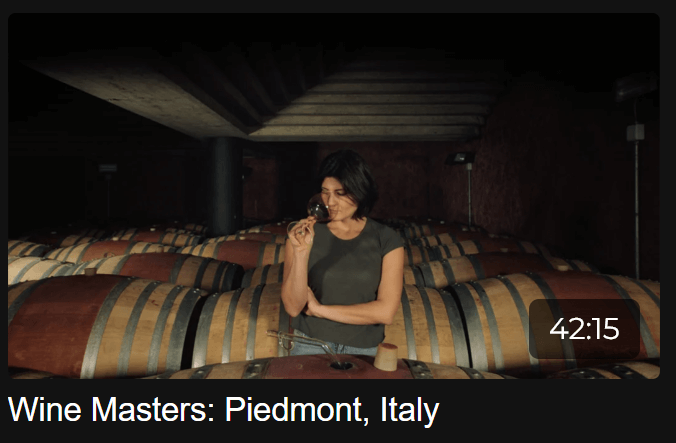Wijngebied Piedmont Italie