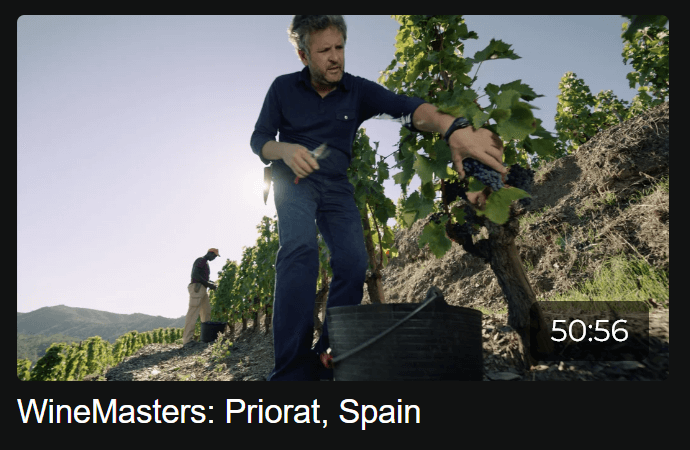 Wine region Priorat Spain