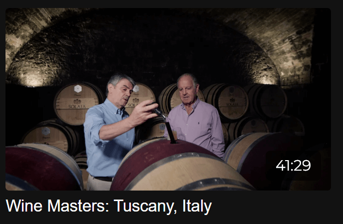Wine region Tuscany Italy