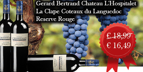 Gerard Bertrand Chateau L'Hospitalet La Clape Coteaux du Languedoc Reserve Rouge