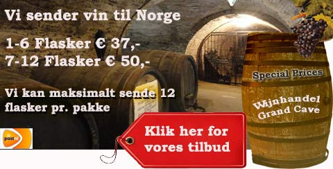 Vi sender vin til Norge
